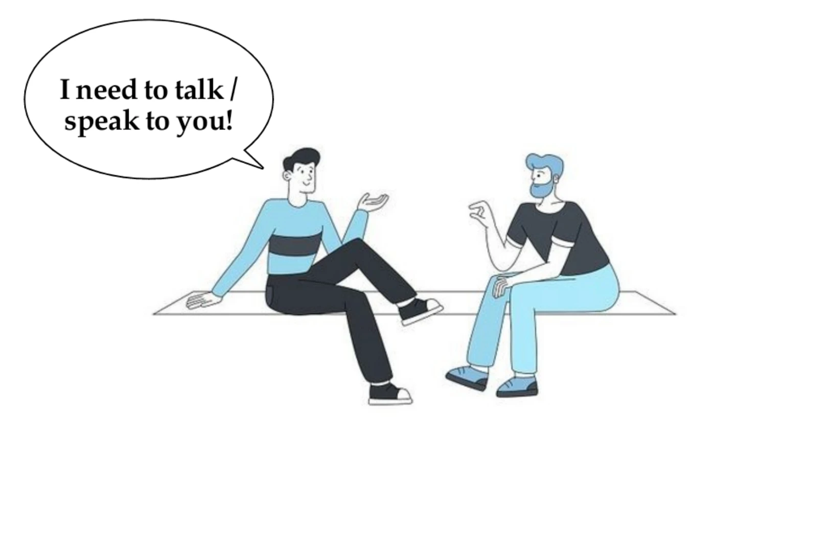 تفاوت talk و speak در زبان انگلیسی 1 تفاوت talk و speak