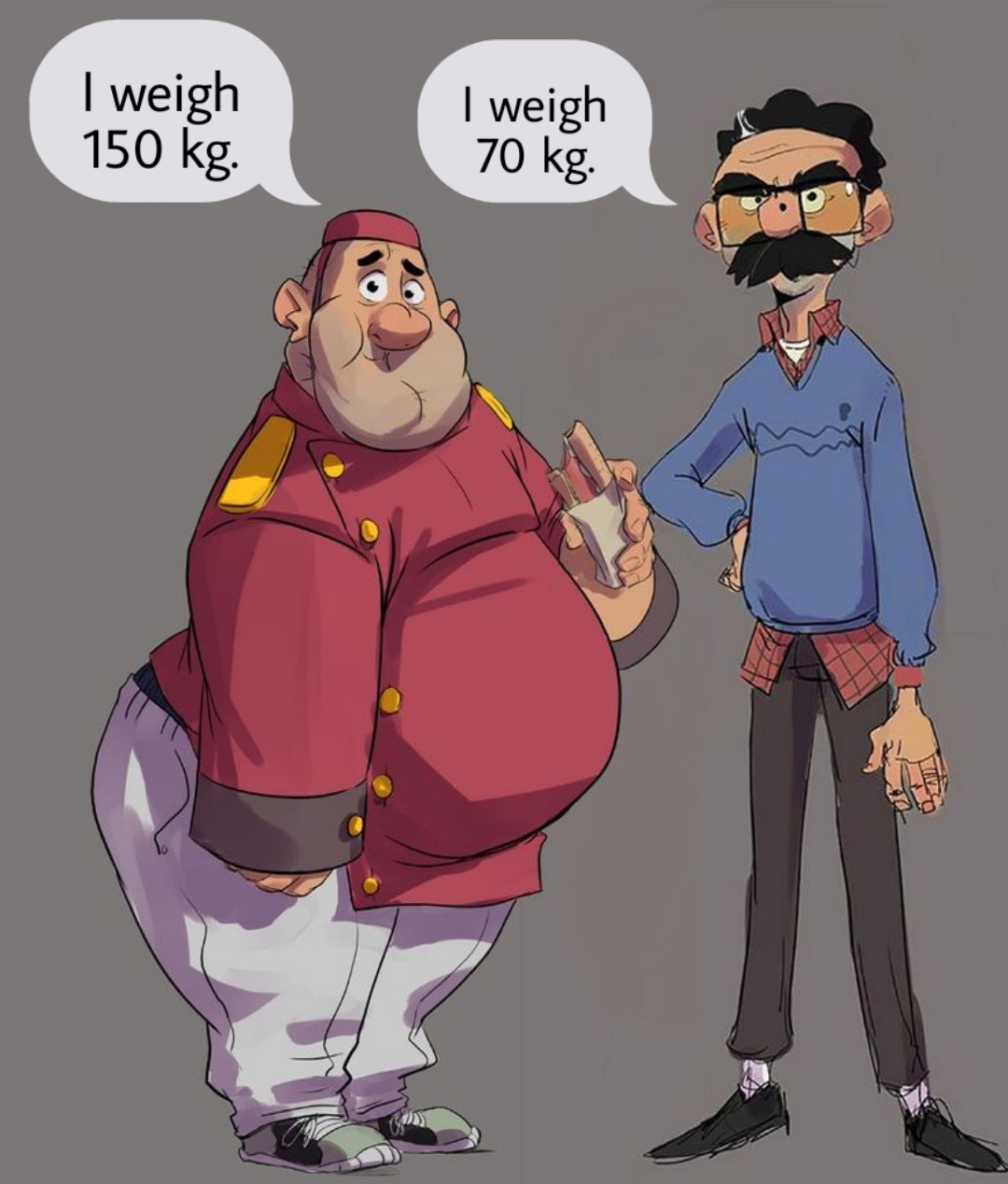 قد و وزن به انگلیسی