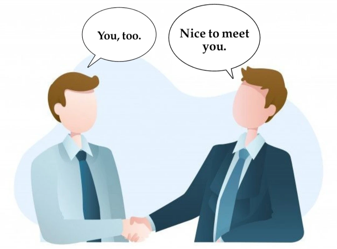جواب nice to meet you در زبان انگلیسی 1 جواب nice to meet you