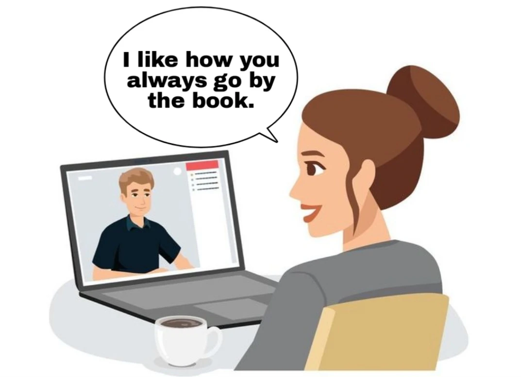 معنی go by the book چیست؟ 1 معنی go by the book