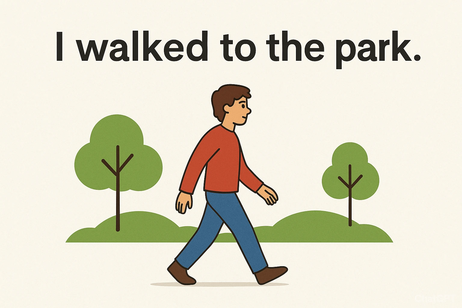 گذشته walk در انگلیسی چه می شود؟ نکات تکمیلی + تلفظ 1 گذشته walk
