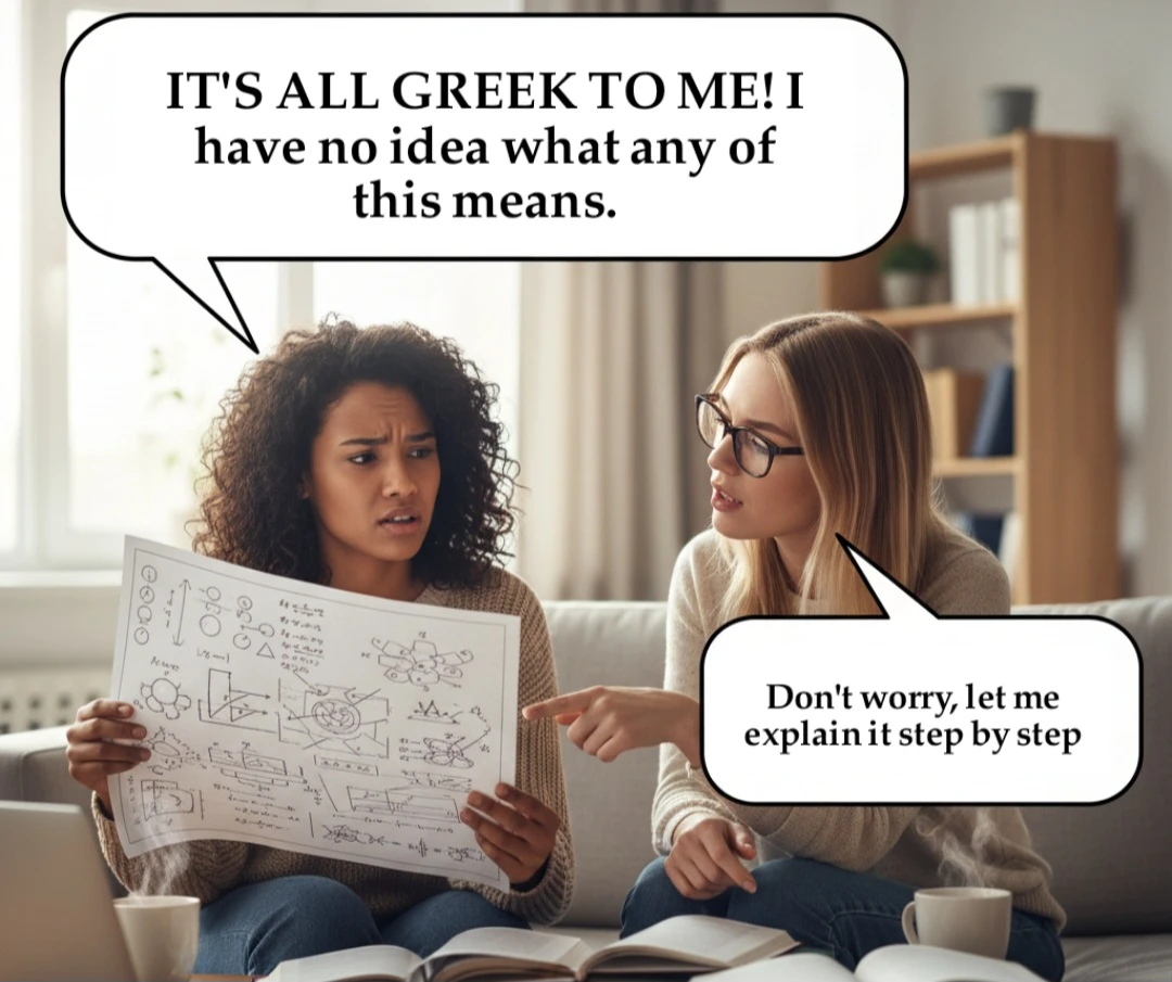 معنی it’s all greek to me چه می شود؟ 2 It's all greek to me