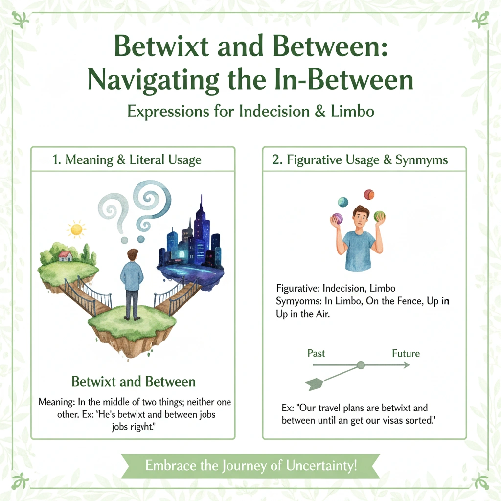 معنی betwixt and between چیست؟ بررسی کامل اصطلاح در زبان انگلیسی 1 betwixt and between