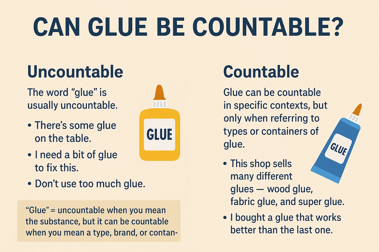 جمع glue چه میشود؟ (آموزش جامع) 1 جمع glue
