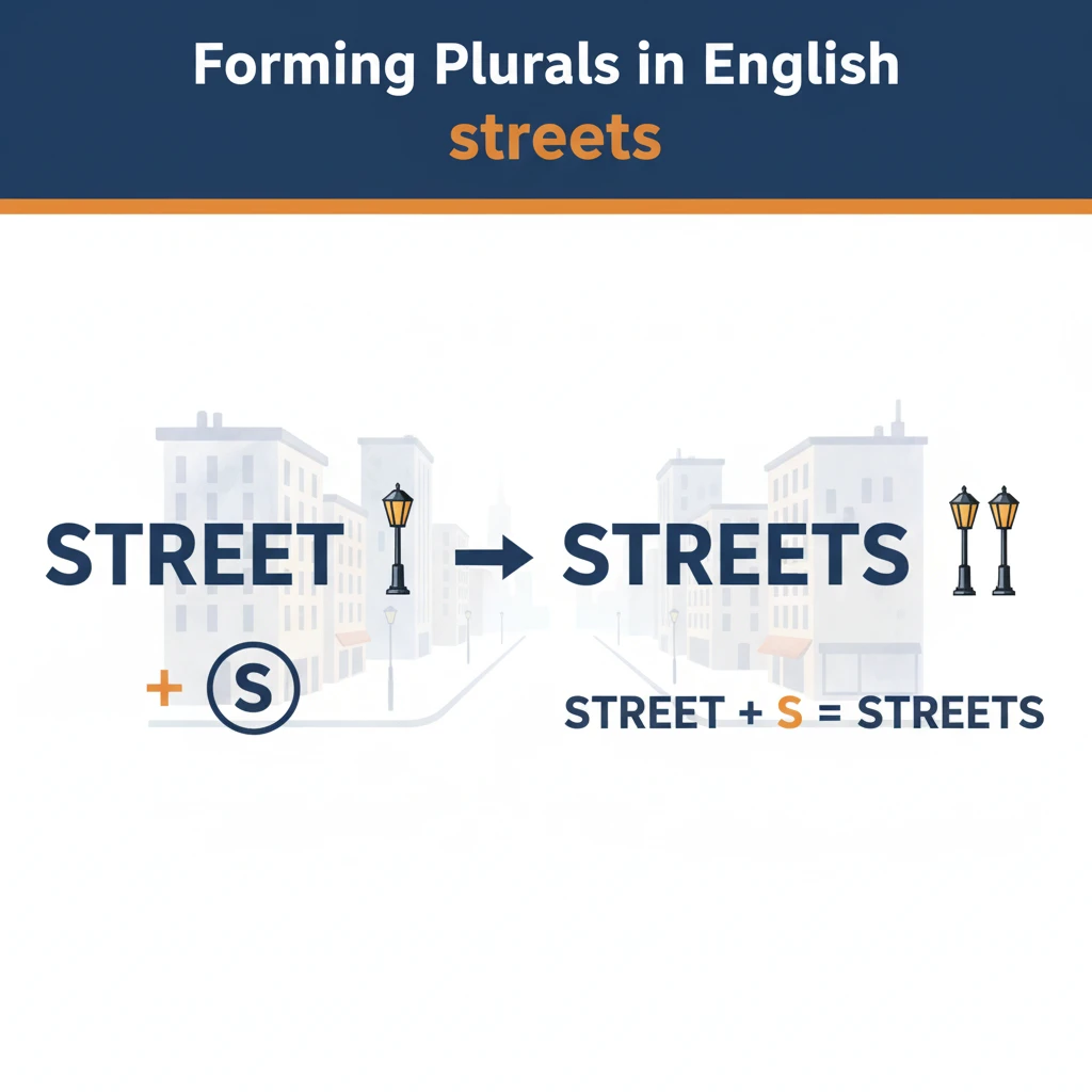 جمع street چه میشود؟ راهنمای جامع جمعسازی کلمات 1 جمع street