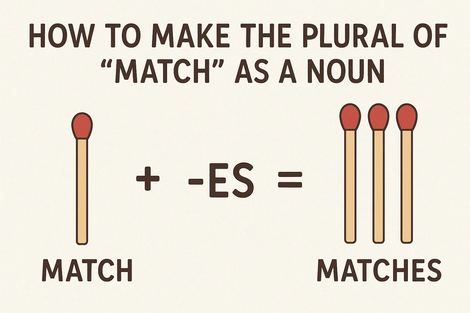 جمع match چه میشود؟ 1 جمع match