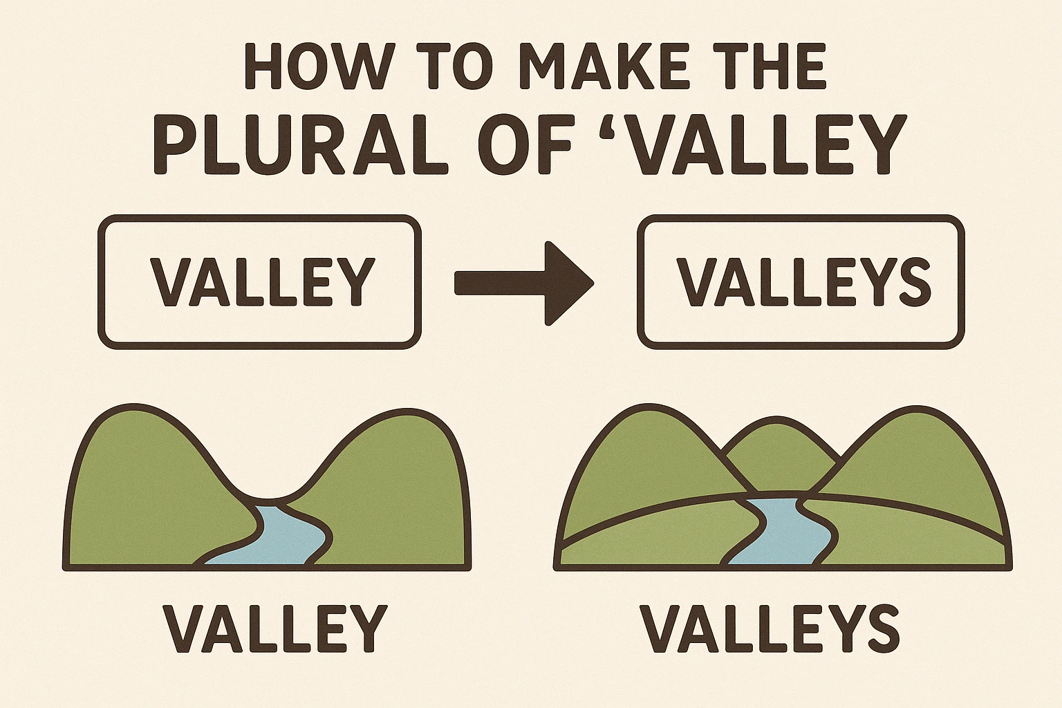 جمع valley